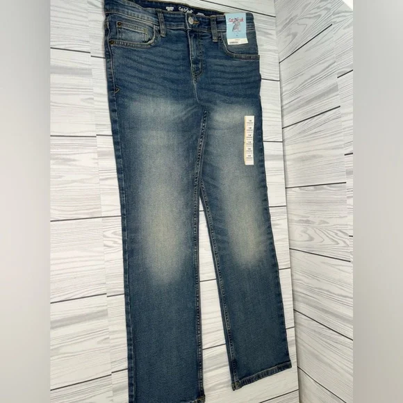 Boys' Straight Fit Stretch Jeans - Cat & Jack - Picture 8 of 10